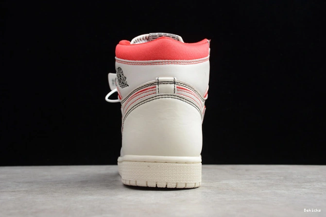 Rep BK phantom air university 555088-160 jordan 1 red sail 1109